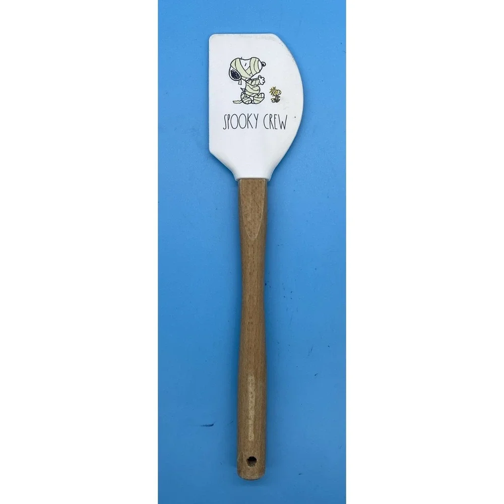 RAE DUNN Halloween Spooky Crew Snoopy & Woodstock Spatula